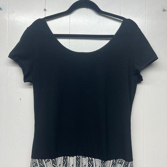 Coldwater Creek Color Block Women's Aztec Print Dress Size 10 Line Cotton Blend - Picture 7 of 13